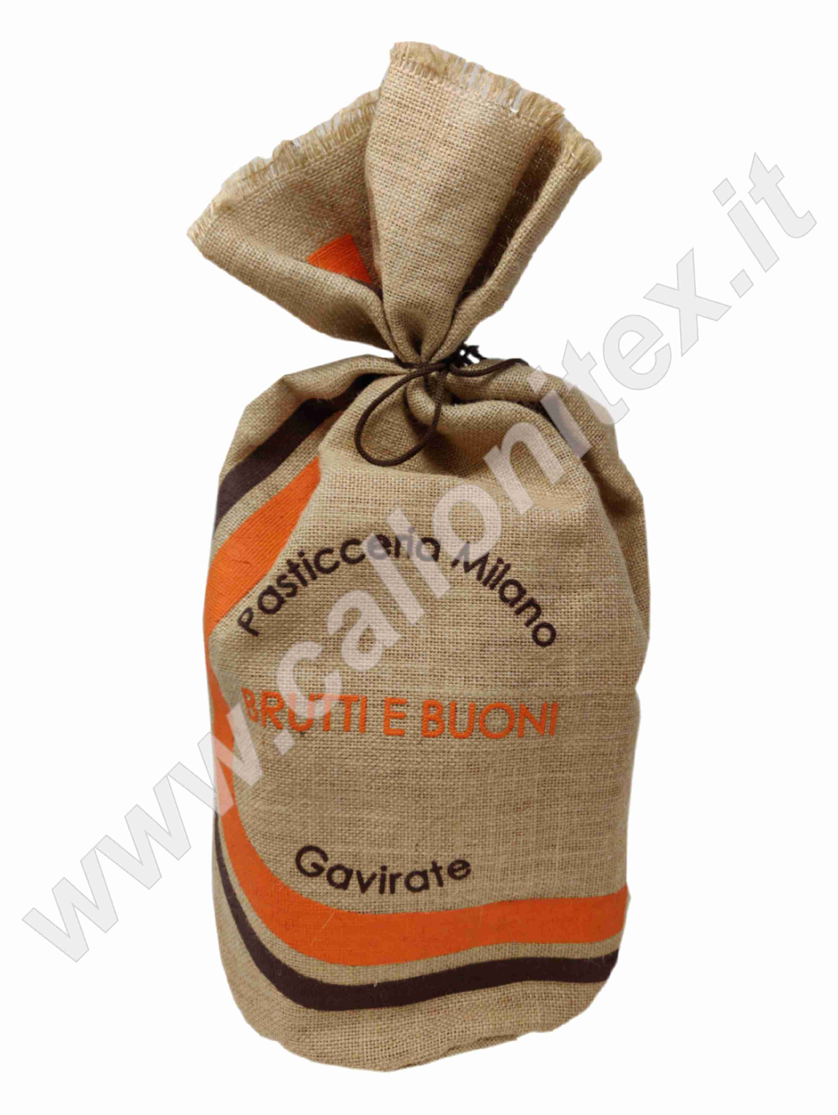 Jute bag for typical products 