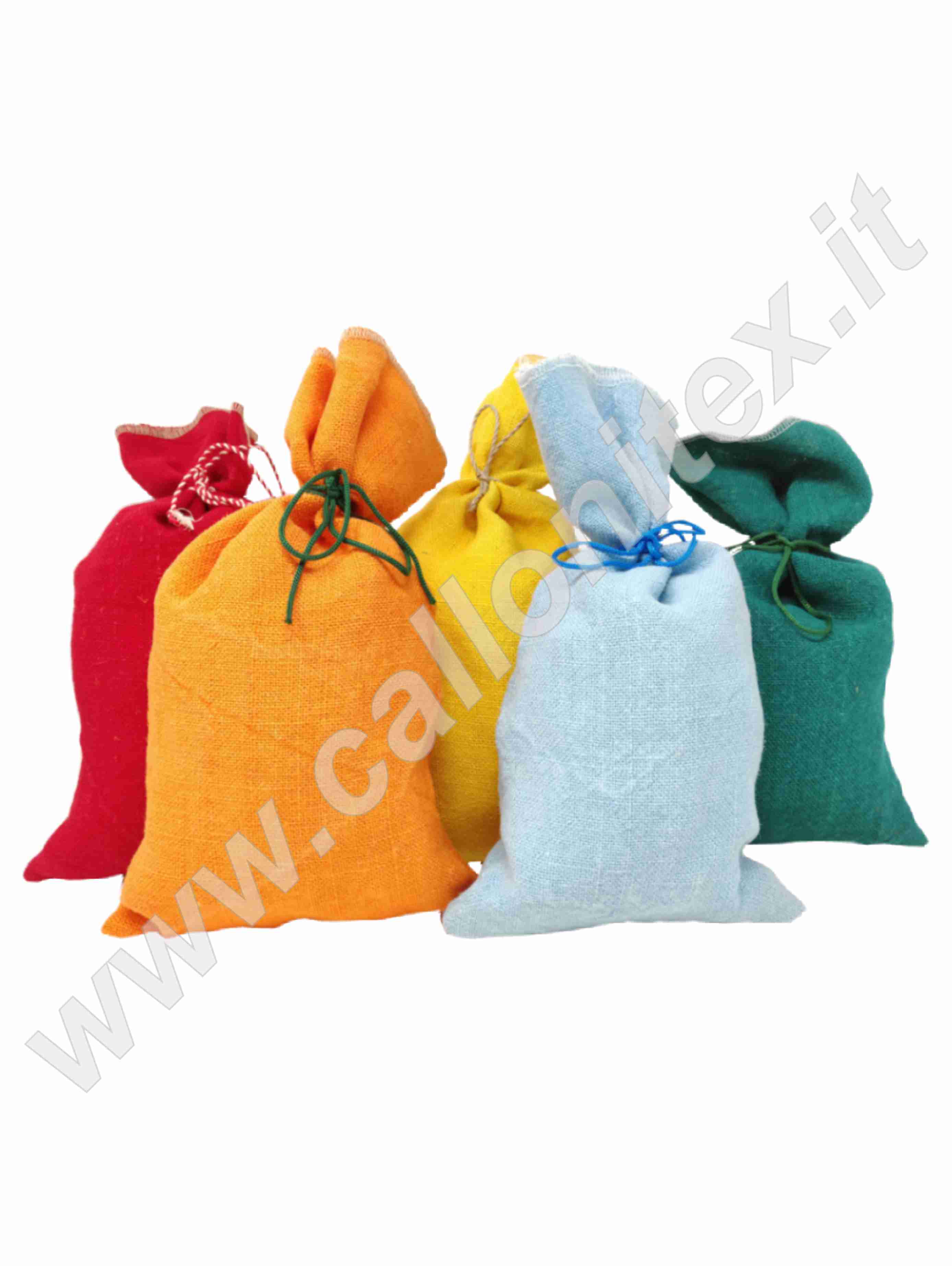 Colored jute bags 